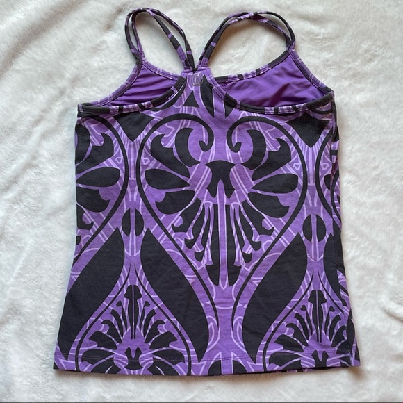 Balance Collection purple & black racer back athletic tank top size large - Picture 6 of 14